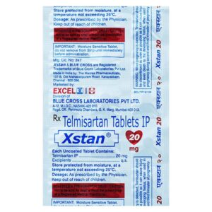 XSTAN 20MG TAB ANGIOTENSIN-II ANTAGONIST CV Pharmacy