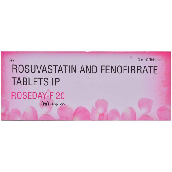 ROSEDAY F 20 TAB ANTIHYPERLIPIDEMICS CV Pharmacy 2