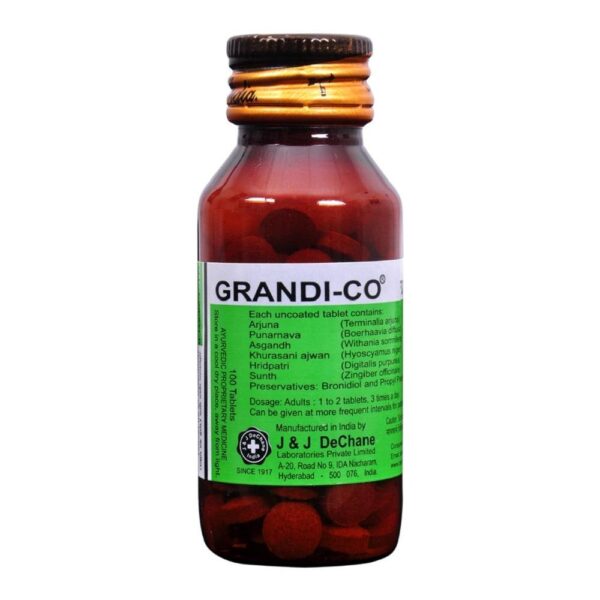 GRANDI-CO TAB 100`S AYURVEDIC CV Pharmacy 2