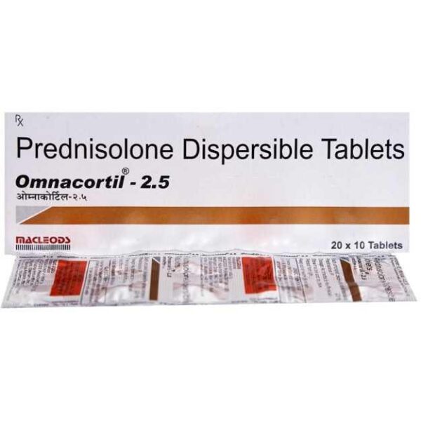 OMNACORTIL 2.5 TAB GLUCOCORTICOIDS CV Pharmacy 2