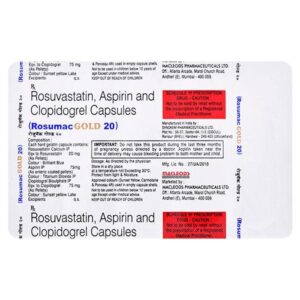 ROSUMAC GOLD 20MG CAP ANTIHYPERLIPIDEMICS CV Pharmacy