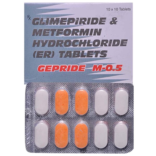 GEPRIDE M 0.5 TAB ENDOCRINE CV Pharmacy 2