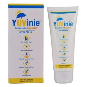 YUVINIE SUNSCREEN AQUAGEL 50G Medicines CV Pharmacy