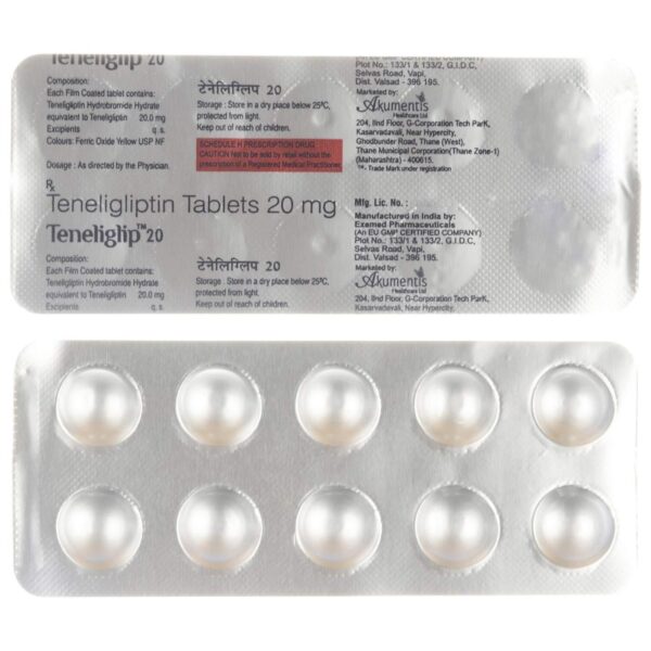 TENELIGLIP 20 TAB ENDOCRINE CV Pharmacy 2