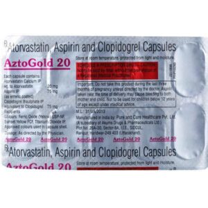 AZTOGOLD 20 CAP ANTIHYPERLIPIDEMICS CV Pharmacy