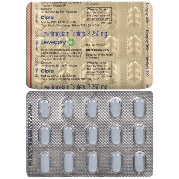 LEVEPSY 250 TAB ANTIEPILEPTICS CV Pharmacy 2