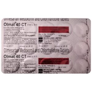 OLMAT-40 CT TAB ANGIOTENSIN-II ANTAGONIST CV Pharmacy