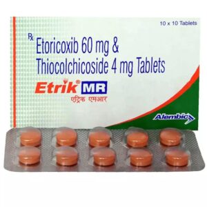 ETRIK MR 60/4 TAB MUSCLE RELAXANTS CV Pharmacy