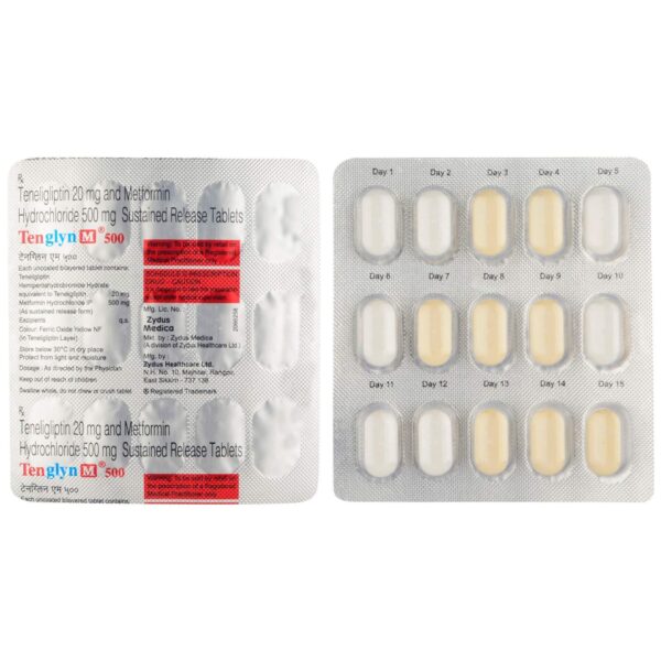 TENGLYN-M 500 TAB ENDOCRINE CV Pharmacy 2