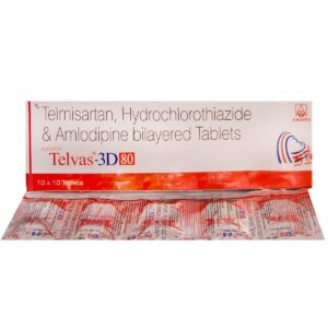 TELVAS 3D 80 TAB ANGIOTENSIN-II ANTAGONIST CV Pharmacy