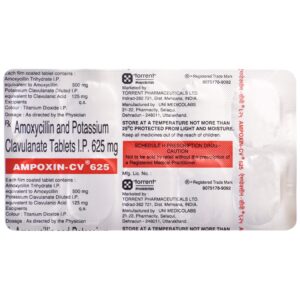 AMPOXIN CV 625 TAB ANTI-INFECTIVES CV Pharmacy