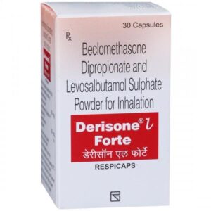 DERISONE L FORTE RESPICAP 30`S ANTIASTHAMATICS CV Pharmacy