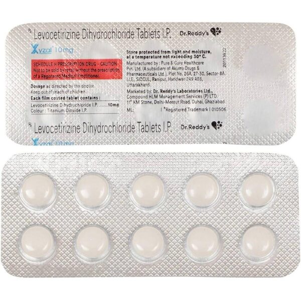 XYZAL 10MG TAB ANTI HISTAMINICS CV Pharmacy 2