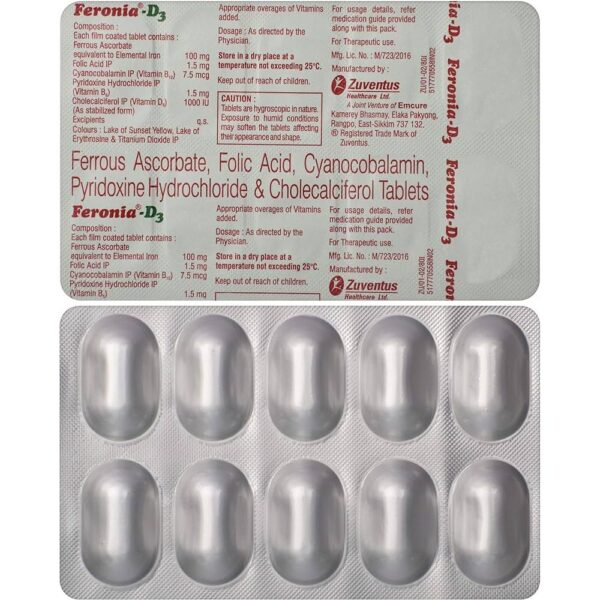 FERONIA D3 TAB IRON CV Pharmacy 2
