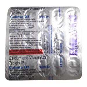 CALINTA D3 TAB CALCIUM CV Pharmacy