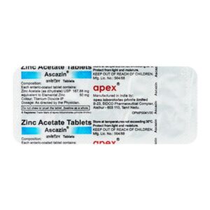 ASCAZIN 50MG TAB SUPPLEMENTS CV Pharmacy