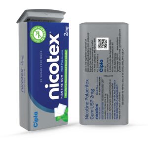 NICOTEX 2MG (MINT PLUS FLAVOUR)-25`S Medicines CV Pharmacy