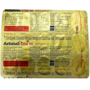 ARBITEL TRIO 50 TAB ANGIOTENSIN-II ANTAGONIST CV Pharmacy