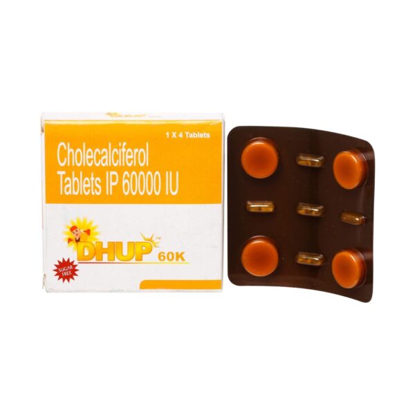 DHUP 60K TAB 4`S CALCIUM CV Pharmacy 2
