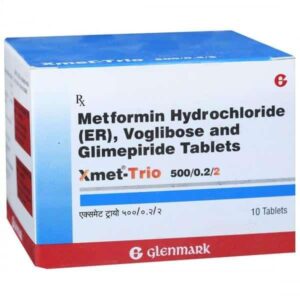 XMET TRIO 2MG TAB ENDOCRINE CV Pharmacy