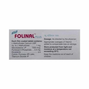 FOLINAL PLUS  TAB Medicines CV Pharmacy