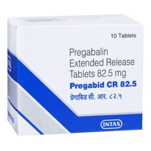 PREGABID CR 82.5 TAB CNS ACTING CV Pharmacy