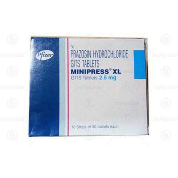 MINIPRESS XL 2.5MG TAB BLADDER AND PROSTATE CV Pharmacy 2