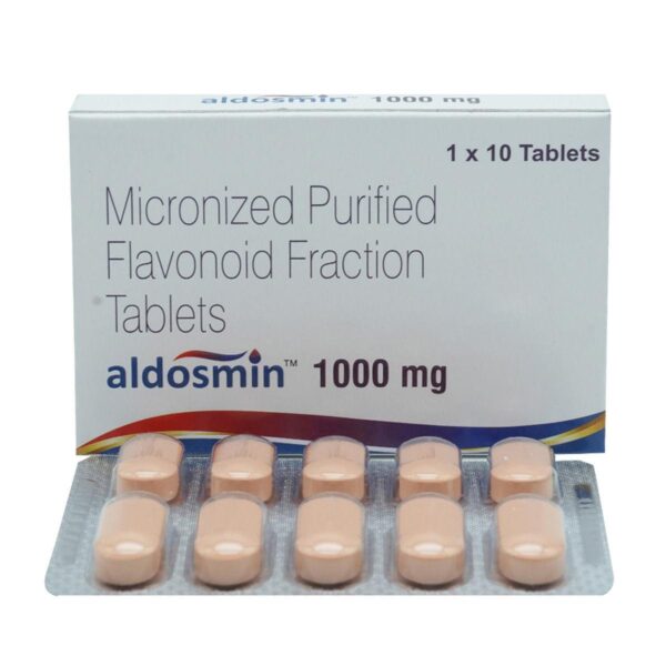 ALDOSMIN 1000MG TAB PHLEBOTONIC CV Pharmacy 2