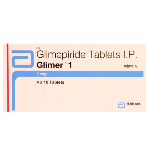 GLIMER 1MG TAB ENDOCRINE CV Pharmacy 2