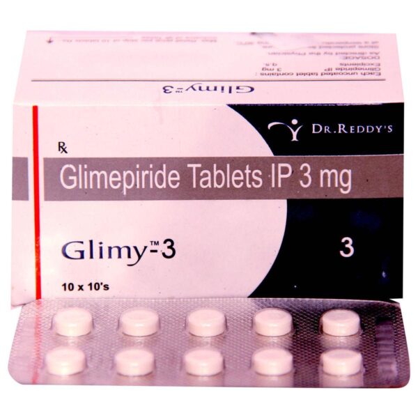 GLIMY 3MG TAB ENDOCRINE CV Pharmacy 2