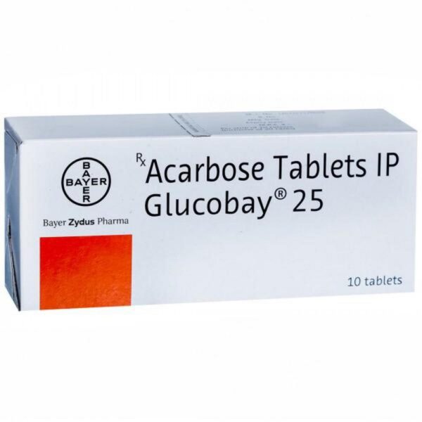 GLUCOBAY 25MG TAB ENDOCRINE CV Pharmacy 2