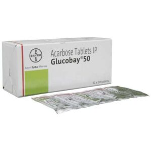 GLUCOBAY 50MG TAB ENDOCRINE CV Pharmacy