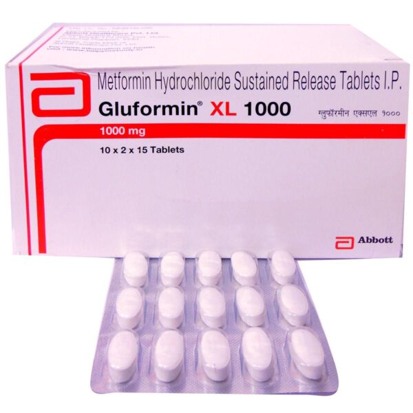 GLUFORMIN XL 1000MG TAB ENDOCRINE CV Pharmacy 2