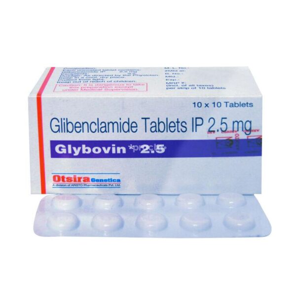 GLYBOVIN 2.5MG TAB ENDOCRINE CV Pharmacy 2