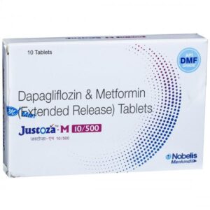 JUSTOZA  M 10/500 TAB ENDOCRINE CV Pharmacy