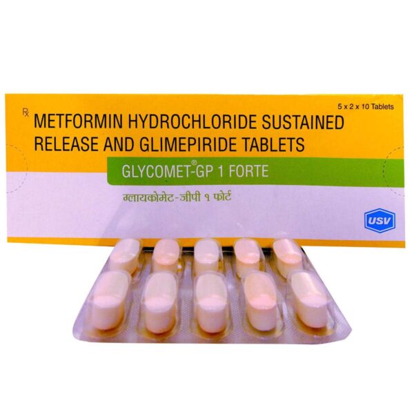 GLYCOMET GP FORTE 1MG TAB ENDOCRINE CV Pharmacy 2
