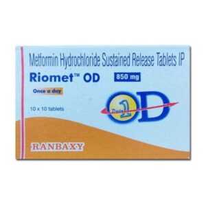 RIOMET-OD 850MG TAB ENDOCRINE CV Pharmacy