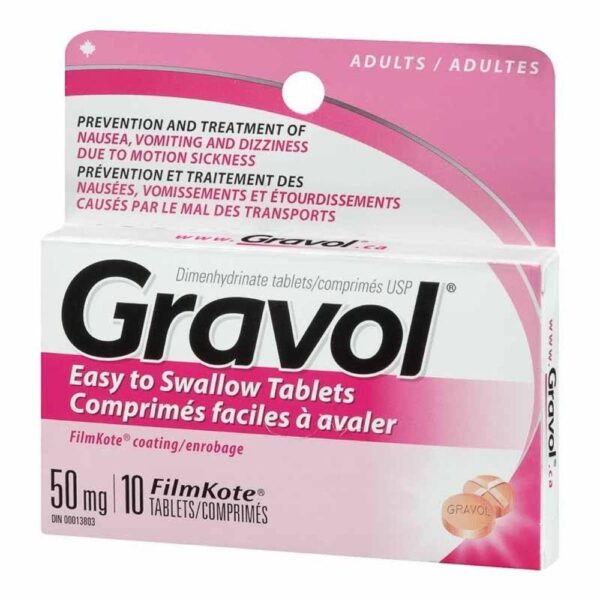 GRAVOL 50MG TAB ANTIVERTIGO CV Pharmacy 2