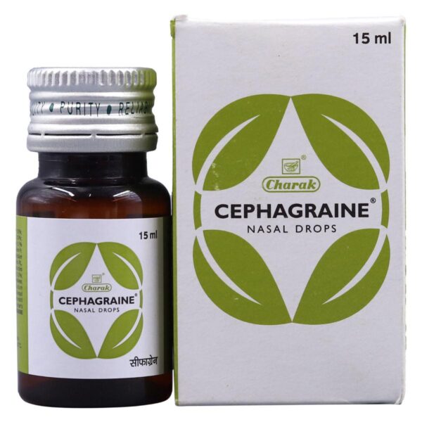 CEPHAGRAINE NASAL DROPS AYURVEDIC CV Pharmacy