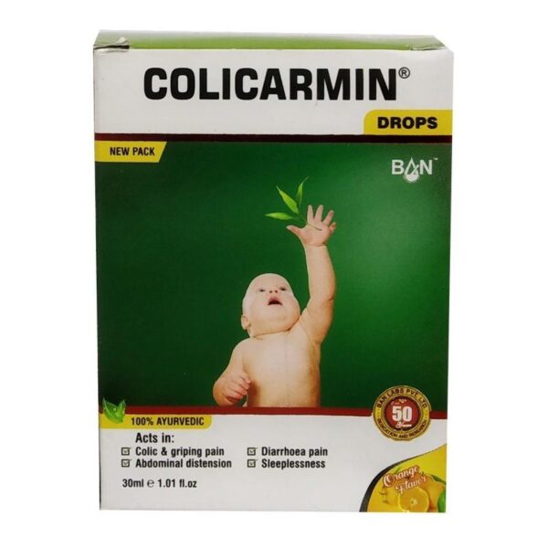 COLICARMIN DROPS 30ML AYURVEDIC CV Pharmacy