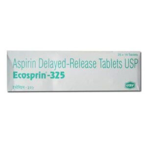 ECOSPRIN 325MG TAB ANTIPLATELETS CV Pharmacy
