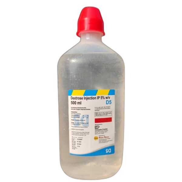 D5 500ML (PLASTIC BOTTLE) Medicines CV Pharmacy