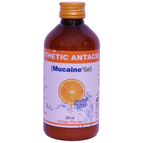 MUCAINE GEL (ORANGE) 200ML Medicines CV Pharmacy