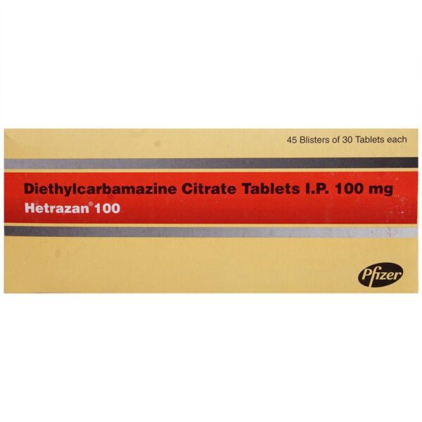 HETRAZAN 100MG TAB Medicines CV Pharmacy 2