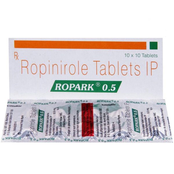 ROPARK-0.5MG TABS ANTIPARKINSONIAN CV Pharmacy 2