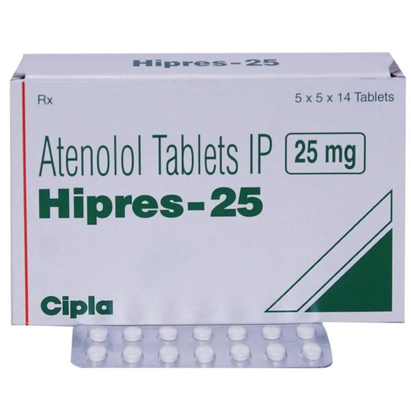 HIPRES 25MG TAB 14`S BETA BLOCKER CV Pharmacy