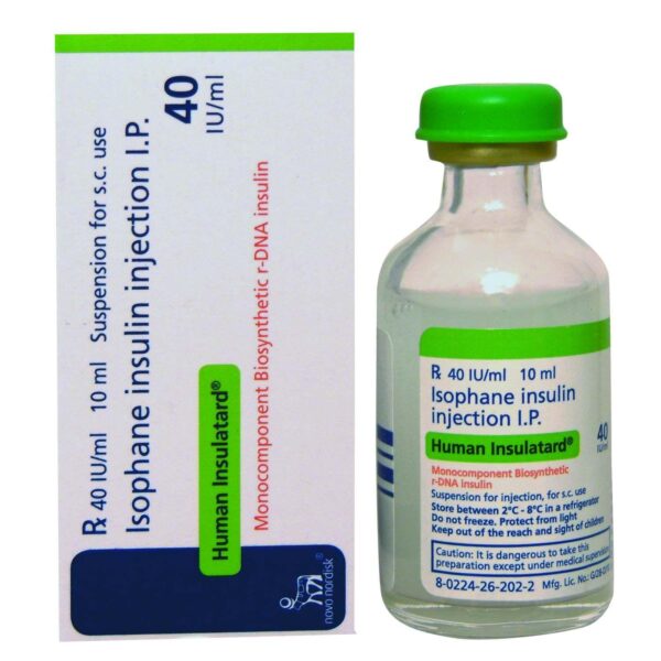 HUMAN INSULATARD 40IU INJ COLD CHAIN CV Pharmacy