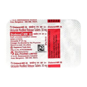 DIABEND-MR-30MG ENDOCRINE CV Pharmacy