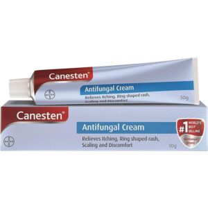 CANESTEN 30G CREAM DERMATOLOGICAL CV Pharmacy