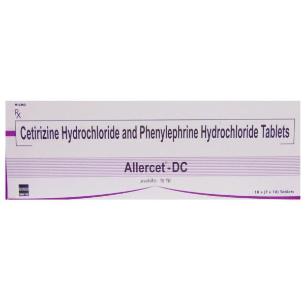 ALLERCET-DC TAB COUGH AND COLD CV Pharmacy 2